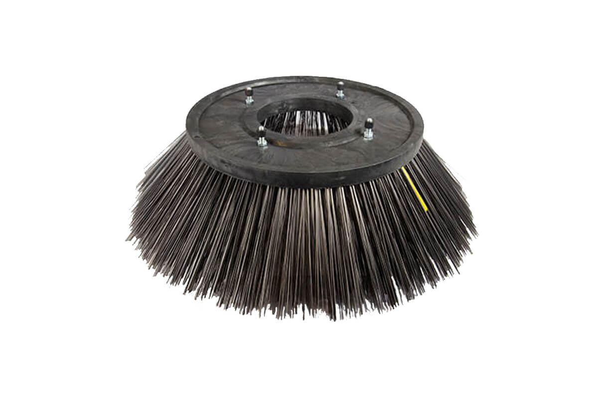 Gutter brush synthetic plate tufted sweeping and cleaning - KOTI