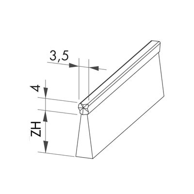 Brosse strip